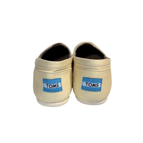 Toms Women's 6 Classic Alpargata Slip-On Shoes Cream Canvas Comfortable Casual - Picture 7 of 9